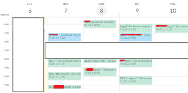 Agenda sur-booké