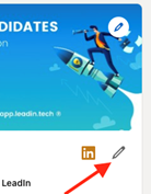 Modifier le profil LinkedIn